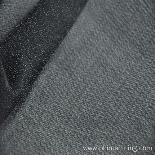 PA coating weft stretch knitted fusible woven interlining